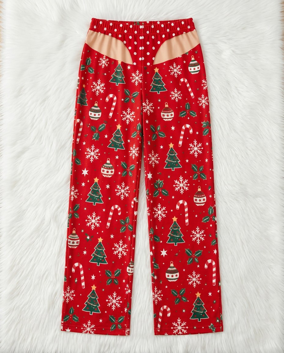 Candy Cane Forest – flat lay