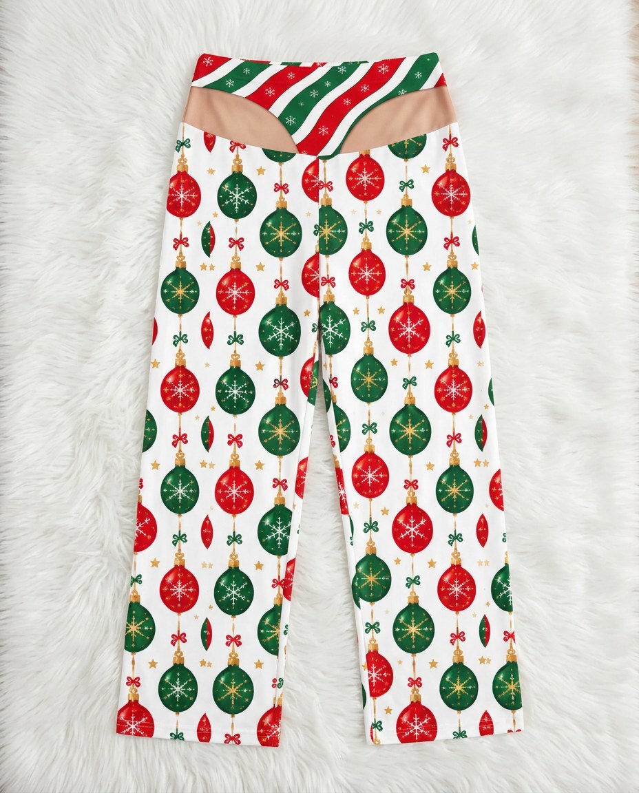 Ornament Candy Stripe – flat lay
