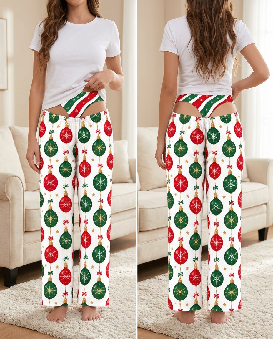 Ornament Candy Stripe – front and back