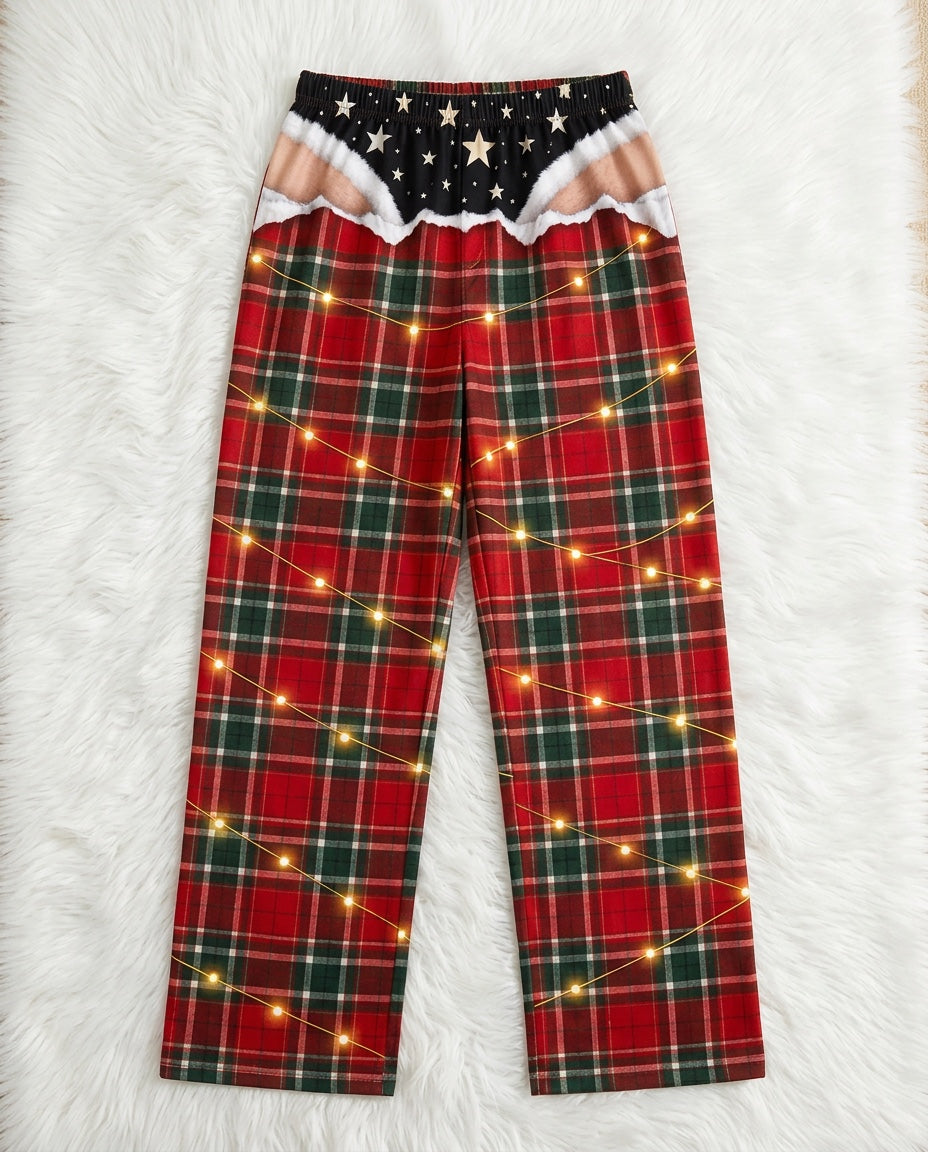 Twinkle Light Tartan – flat lay