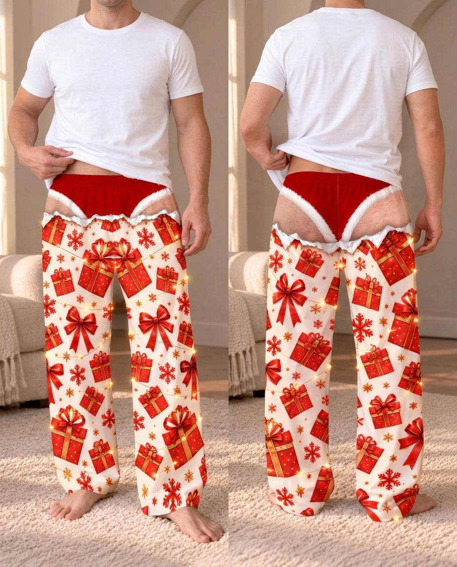 Gift Box Santa Briefs – front and back